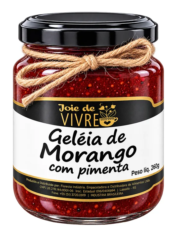 Morango com pimenta Floresta
