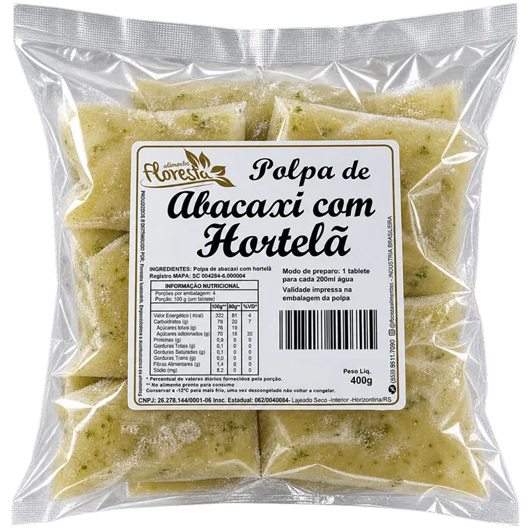 Abacaxi com Hortelã Floresta