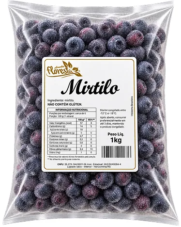 Mirtilo da linha Food Floresta