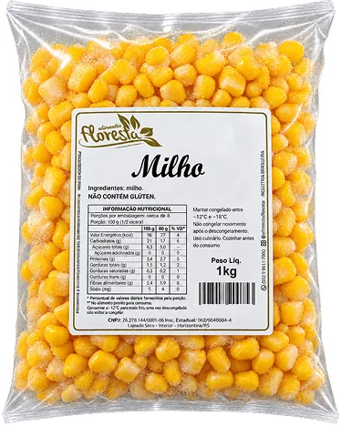 Milho da linha Food Floresta
