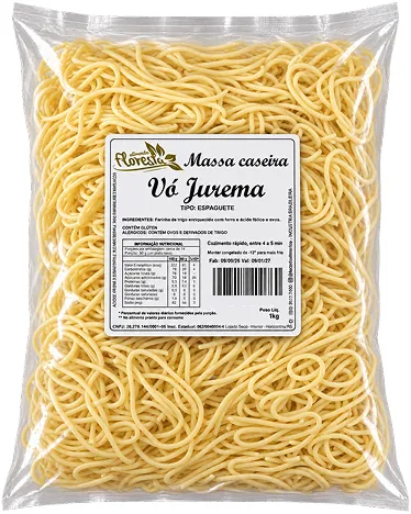 Espaguete da linha Food Floresta