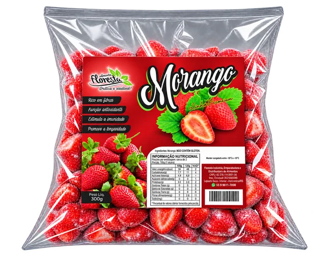 Morango congelado Floresta